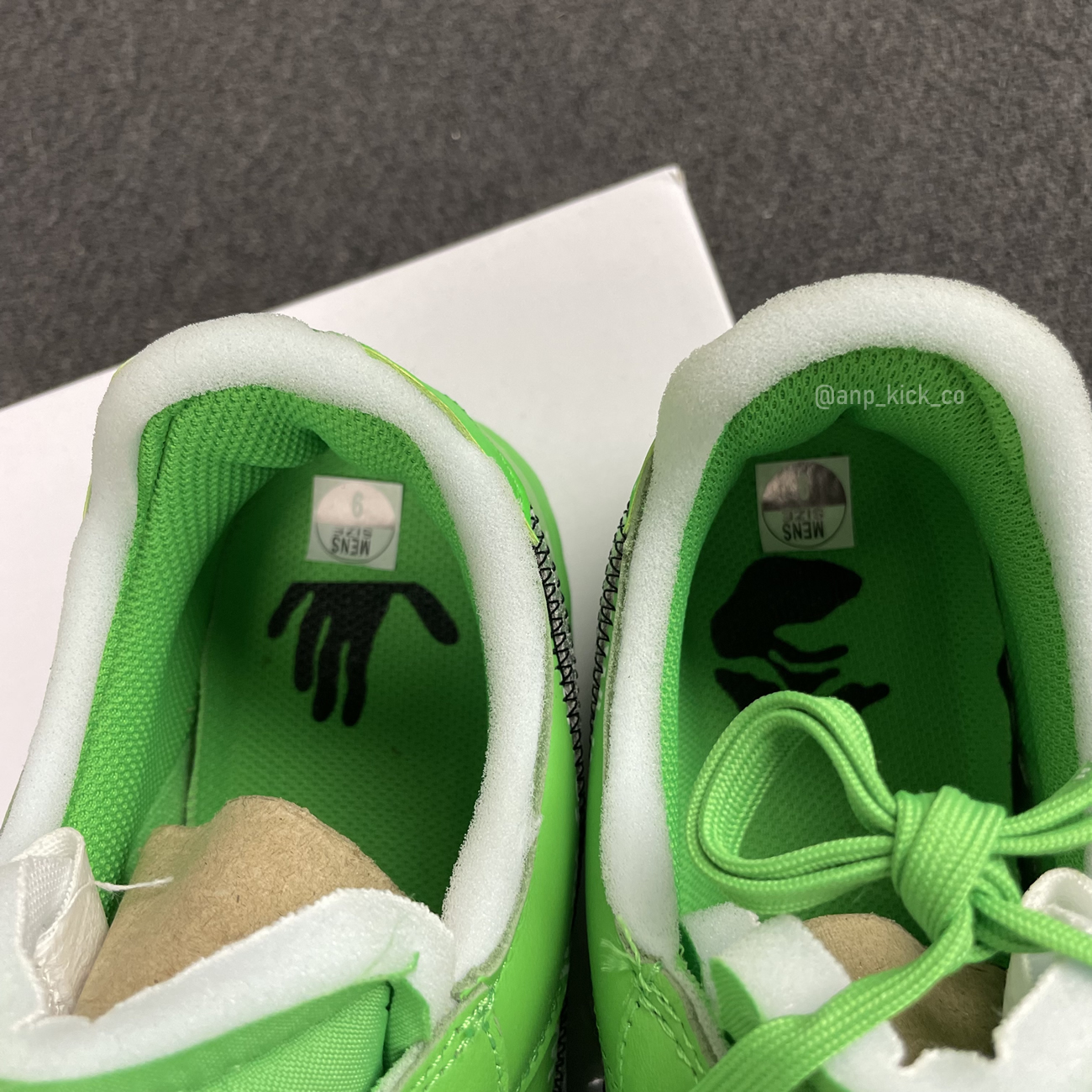 Off White Nike Air Force 1 Low Light Green (8) - www.newkick.vip